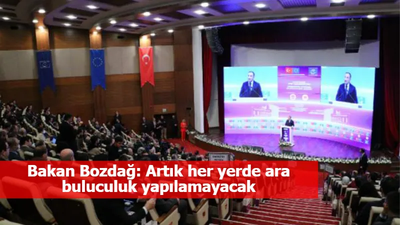 Bakan Bozdağ: Artık her yerde ara buluculuk yapılamayacak