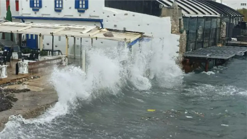 Bodrum'da yarın feribot seferlerine fırtına engeli