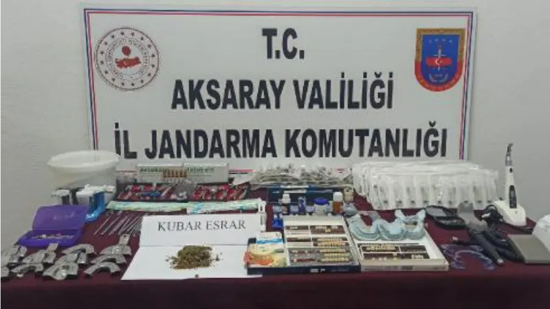 Aksaray'da sahte diş hekimine gözaltı