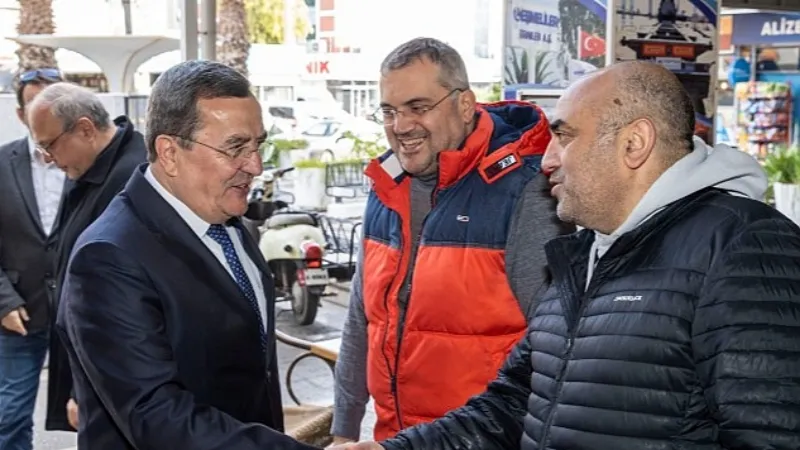 Batur'dan Gıda Çarşısı esnafına 'destek teşekkürü