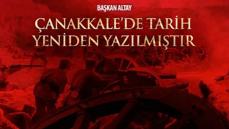 Konya Büyükşehir Belediye Başkanı Uğur İbrahim Altay: “Çanakkale'de Tarih Yeniden Yazılmıştır"