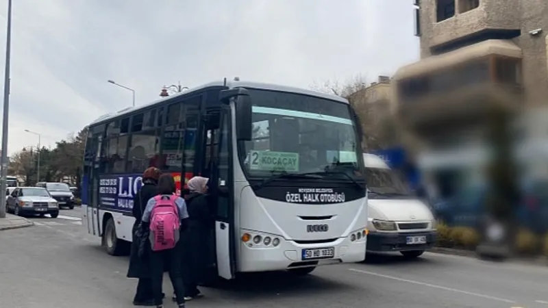 Nevşehir'de Özel Halk Otobüs Sefer ve Güzegâhlarında Düzenlemeler Yapıldı