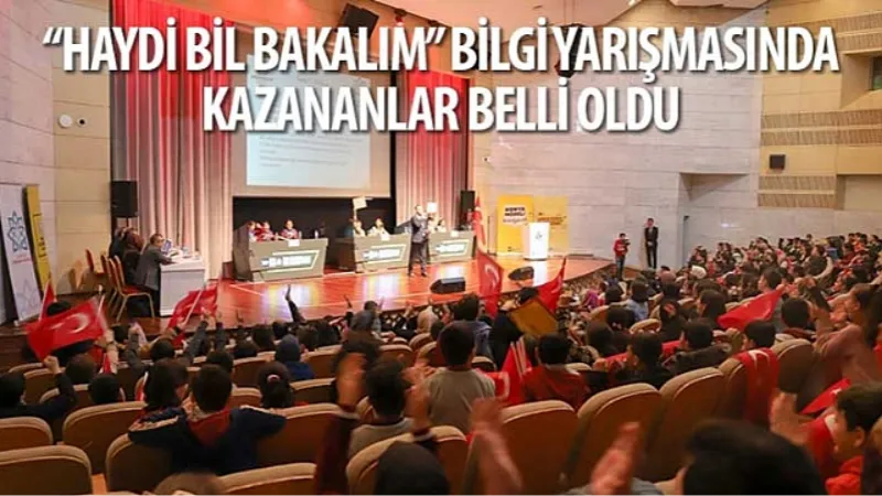 “Haydi Bil Bakalım" Bilgi Yarışmasında Kazananlar Belli Oldu