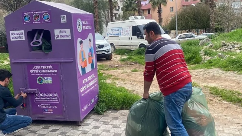 Milas Belediyesi, İlk Etapta 6 Bin 600 Kilogram Atık Tekstil Topladı