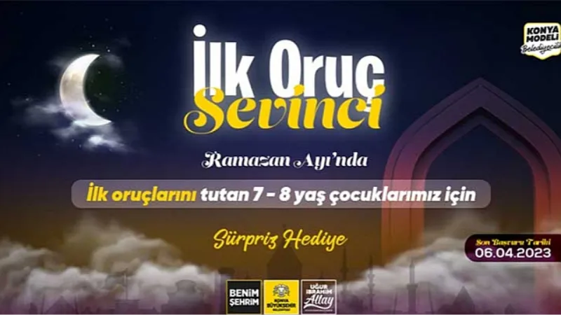 Başkan Altay'dan İlk Kez Oruç Tutan Çocuklara Bu Yıl da Sürpriz Hediyeler Var