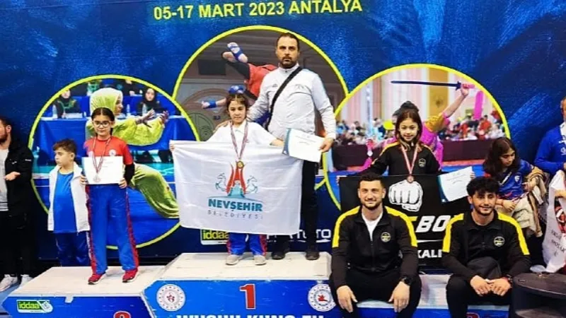 Nevşehir  Sporcuları Wushu Kung-Fu Türkiye Şampiyonası'ndan 18 Madalya İle Döndü