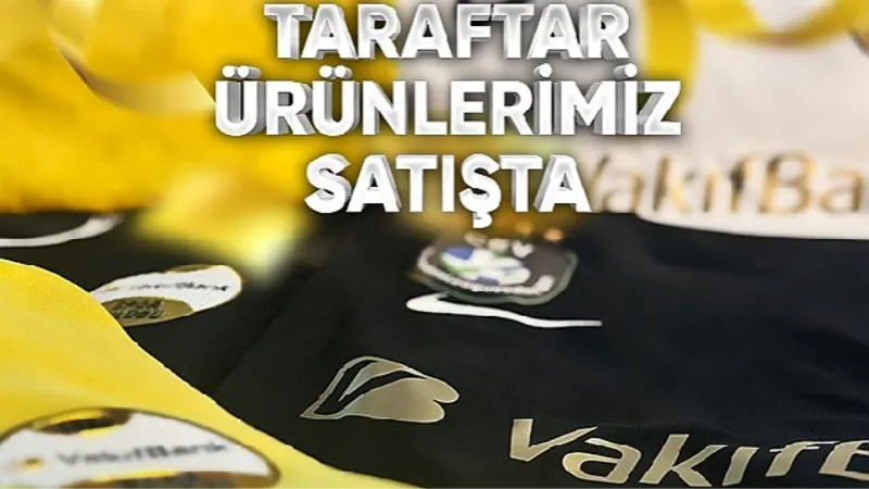 Taraftar ürünleri satışta
