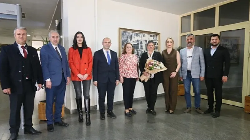 Ege Bölgesi Sivas ve Erzincan Dernekleri Federasyonu'ndan Başkan Çerçioğlu'na Nezaket Ziyareti