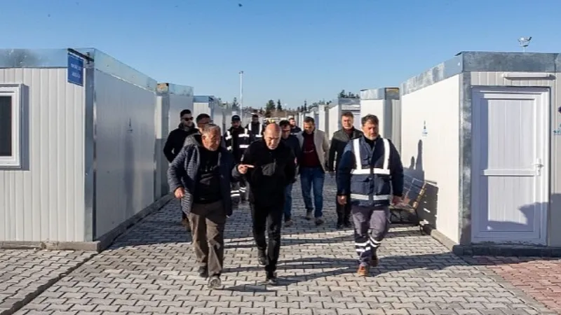 Kahramanmaraş'ta 120 konteynerin kurulumu tamamlandı