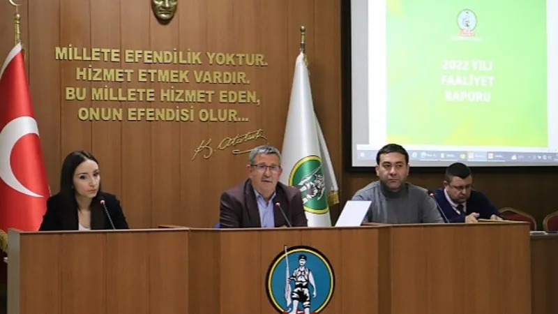 Ödemiş Belediye Meclisi'nde 2022 yılı Faaliyet Raporu kabul edildi