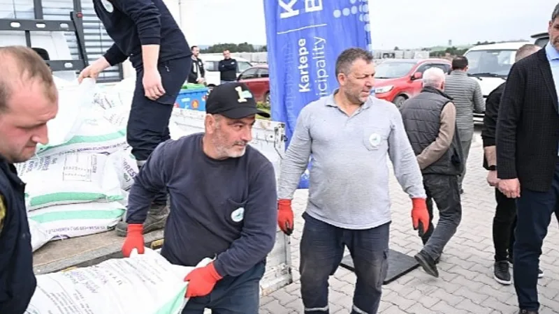 Başkan Kocaman'dan Çiftçilere Gübre Desteği