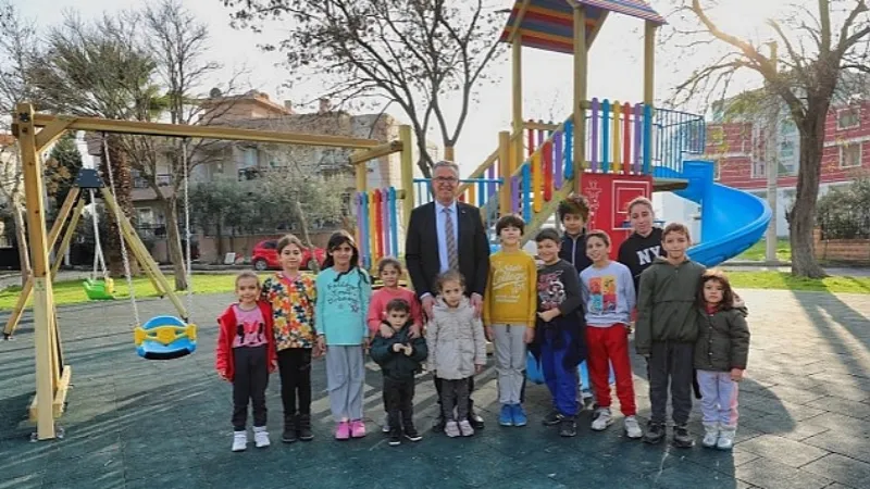 Gaziemir'de, park ve yeşil alanlara 44 milyonluk yatırım