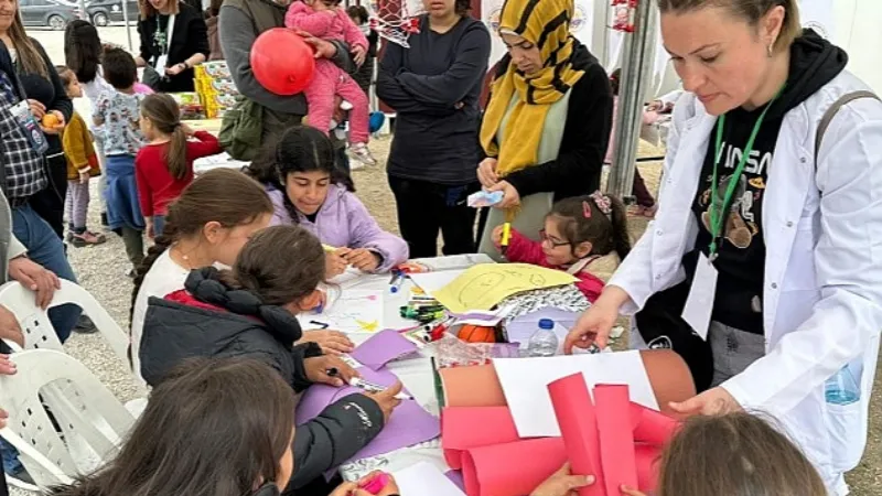 Gemlik konteyner kentte çocuklara bilim şenliği morali