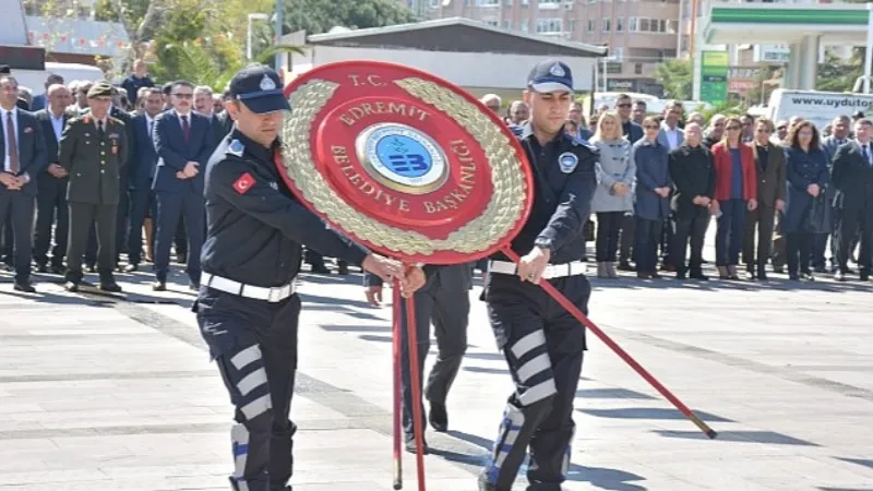 Atatürk'ün Edremit'e Gelişinin 89. Yılı Kutlandı