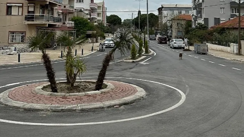 Seferihisar'da Temel Cingöz Caddesi yenilendi