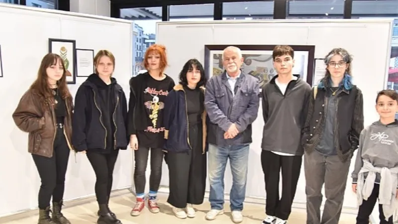 Kartepe Sanat Evi'nde Heykeltıraş ve Ressam Hüseyin Kodan'ın “Evrenin Şifresi" adlı sergisi 25 Nisan da sanatseverlere kapılarını açtı