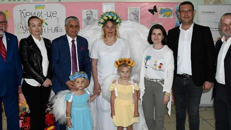 Ukraynalı yetim çocuklar için etkinlik düzenlendi