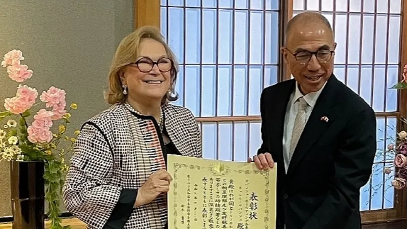 Güler Sabancı'ya Japonya Büyükelçisi Ödülü Takdim Edildi