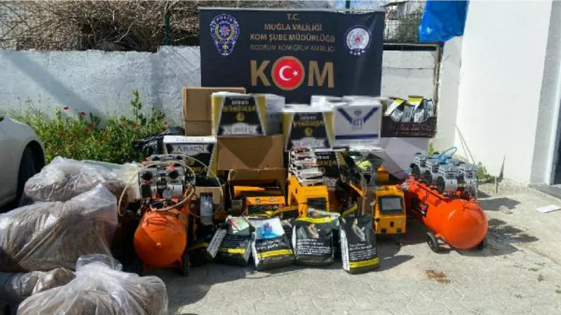 Bodrum'da suç örgütüne operasyon: 10 gözaltı