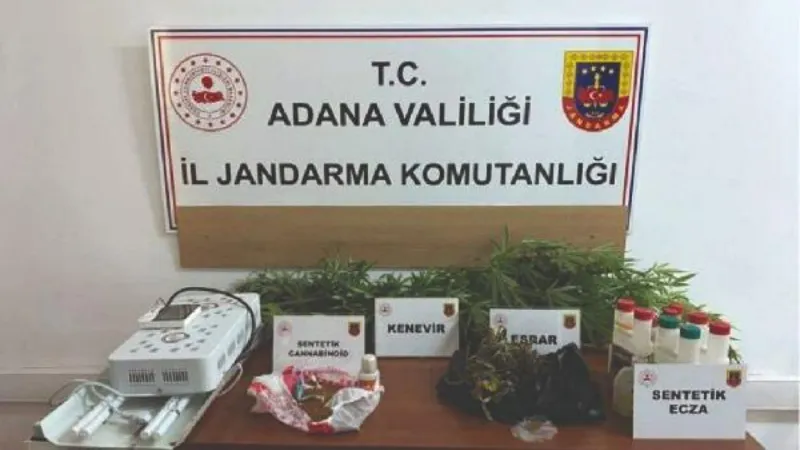 Adana'da jandarma ve polisten ortak uyuşturucu operasyonu: 44 gözaltı