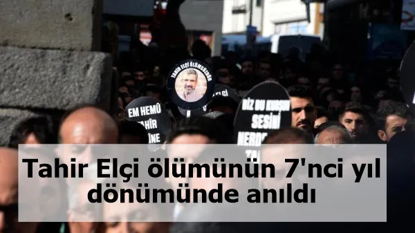 Tahir Elçi, ölümünün 7'nci yıl dönümünde anıldı