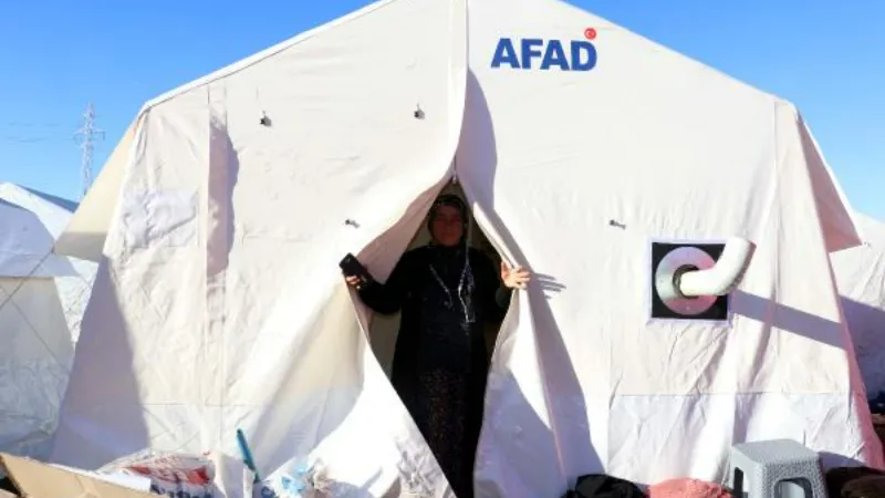 Adıyaman'da kurulan çadır kentte 5 bin depremzedeye hizmet veriliyor