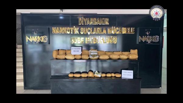 Diyarbakır’da eylülde 1 ton 145 kilo uyuşturucu ele geçirildi, 93 kişi tutuklandı