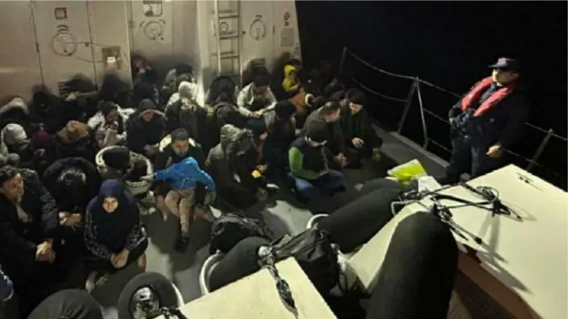 Bodrum'da 70 kaçak göçmen yakalandı, 1 organizatör tutuklandı
