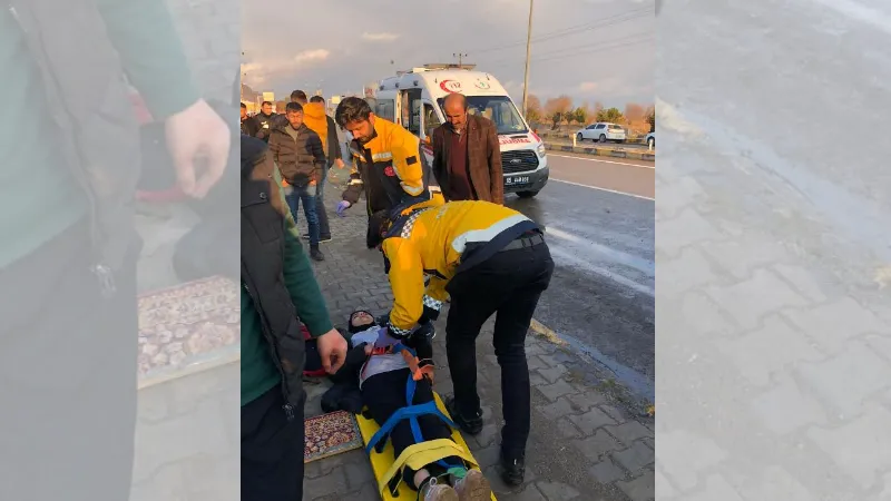 Van'da okul servis minibüsü devrildi: 11 öğrenci yaralı