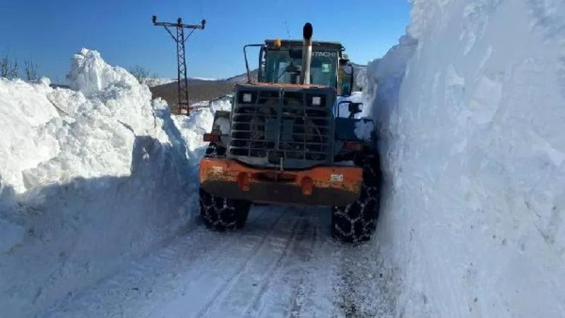 Ordu'da 43 yerleşim yerinin yolu kardan kapalı