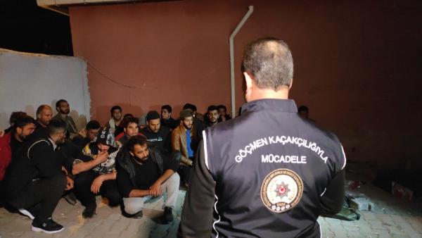 Edirne'de evde saklanan 29 kaçak göçmen yakalandı