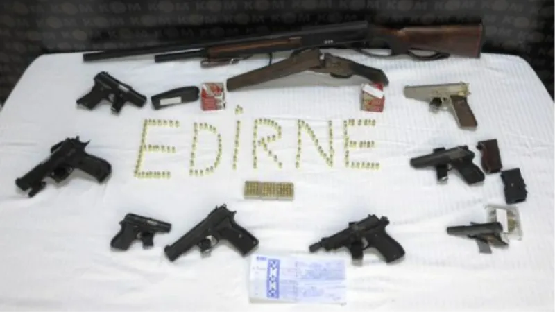 Edirne’de organize suç örgütüne operasyon: 10 gözaltı