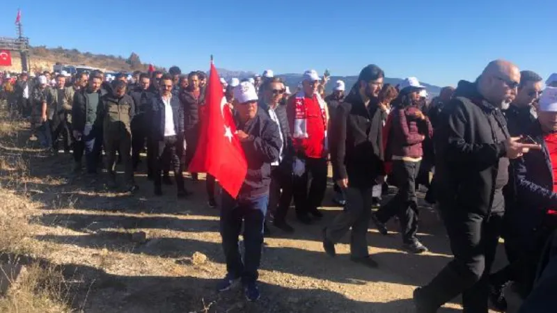 Çankırı'da '13'üncü İstiklal Yolu Yürüyüşü' gerçekleştirildi