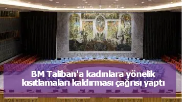 BM Taliban'a kadınlara yönelik kısıtlamaları kaldırması çağrısı yaptı