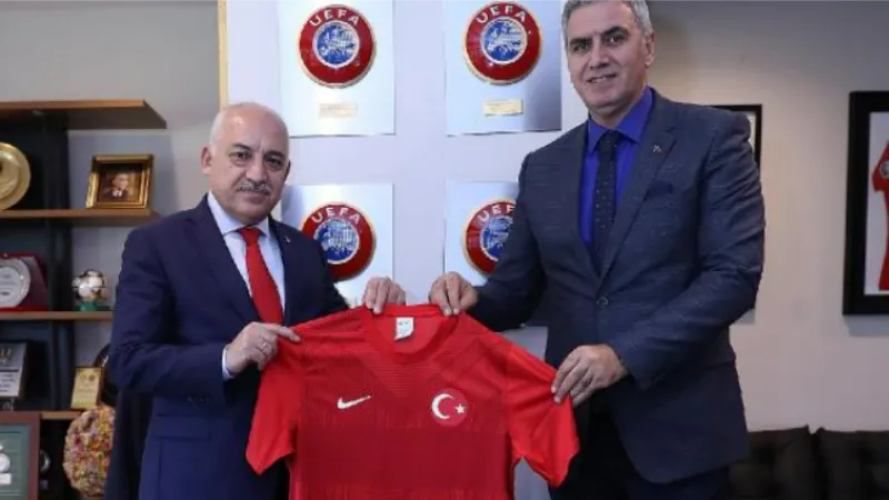 GESF Başkanı Yıldırım'dan, TFF Başkanı Büyükekşi'ye ziyaret