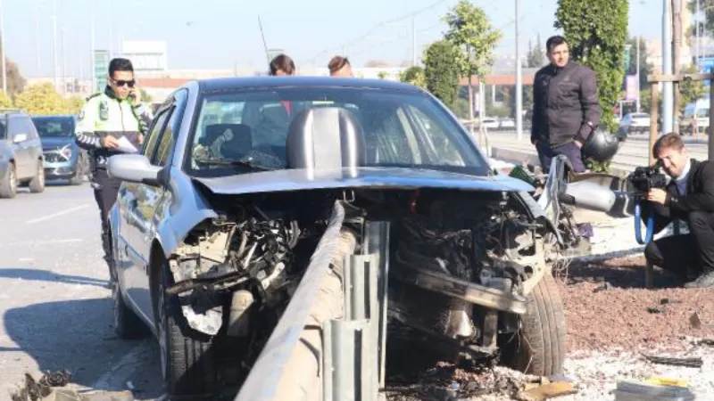 Bariyer, motor kısmından girip kapıdan çıktı; Cansu güçlükle kurtarıldı