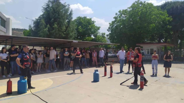 ADÜ Yenipazar MYO’da ’Acil Durum ve Yangın Tatbikatı’ gerçekleşti