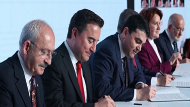 Altı Genel Başkan “Yarının Türkiye’si” için Güçlendirilmiş Parlamenter Sistem’i imzaladı