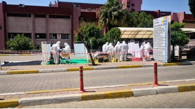 Aydın Devlet Hastanesi’nde KBRN tatbikatı gerçekleştirildi