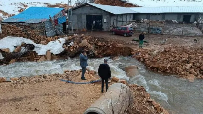 Tunceli’de sağanak hayatı olumsuz etkiledi