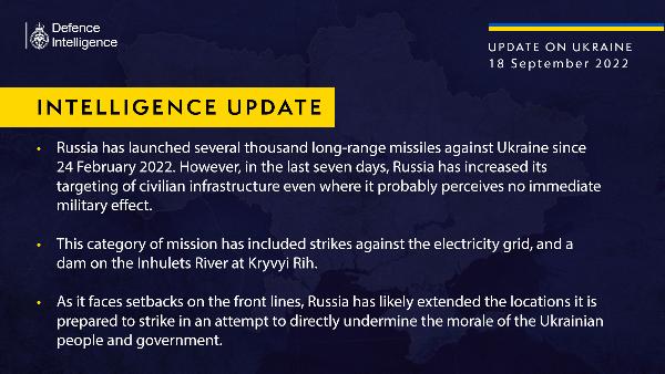 İngiltere Savunma Bakanlığı: Rusya sivil altyapıya yönelik saldırılarını artırdı