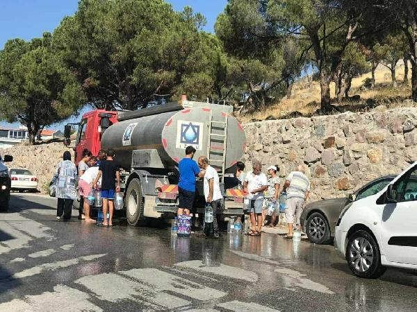 Dikilililer arıza nedeniyle 4 gündür susuz
