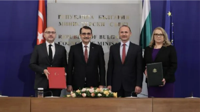 Türkiye ile Bulgaristan, doğal gaz alanında işbirliği anlaşması imzaladı