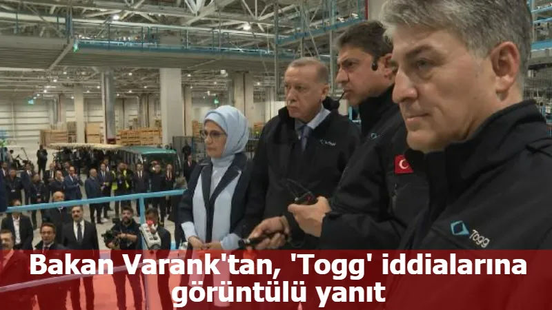 Bakan Varank'tan, 'Togg' iddialarına görüntülü yanıt