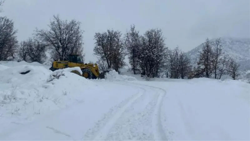 Şırnak'ta 15 yerleşim yeri yolu, kardan kapandı