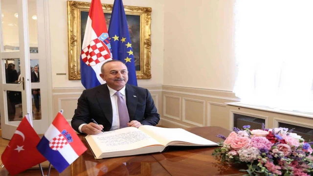 Bakan Çavuşoğlu, Hırvatistan Başbakanı Plenkovic ile görüştü
