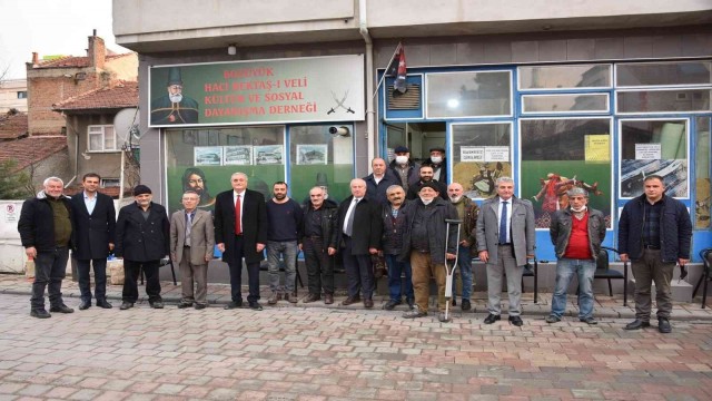 Başkan Bakkalcıoğlu’ndan Hacı Bektaş Veli Derneği’ne ziyaret