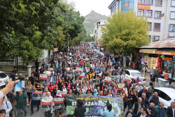 Tunceli'de Emek ve Demokrasi Platformu'ndan yürüyüş