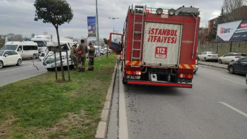 Başakşehir'de kaza; biri ağır 2 yaralı