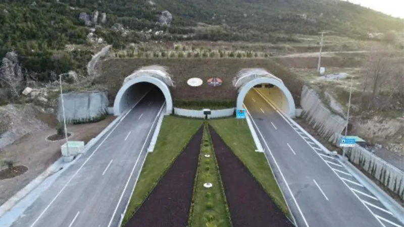 Denizli'de Honaz Tüneli ve çevre yolu yarın açılıyor